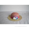 Children Floppy Hat Trimmed With Faux Rose